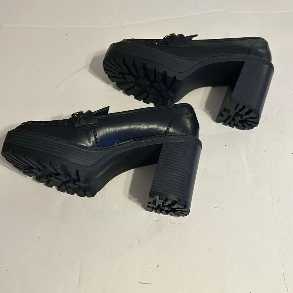 New York & company black platform shoes size 9 - Picture 5 of 7